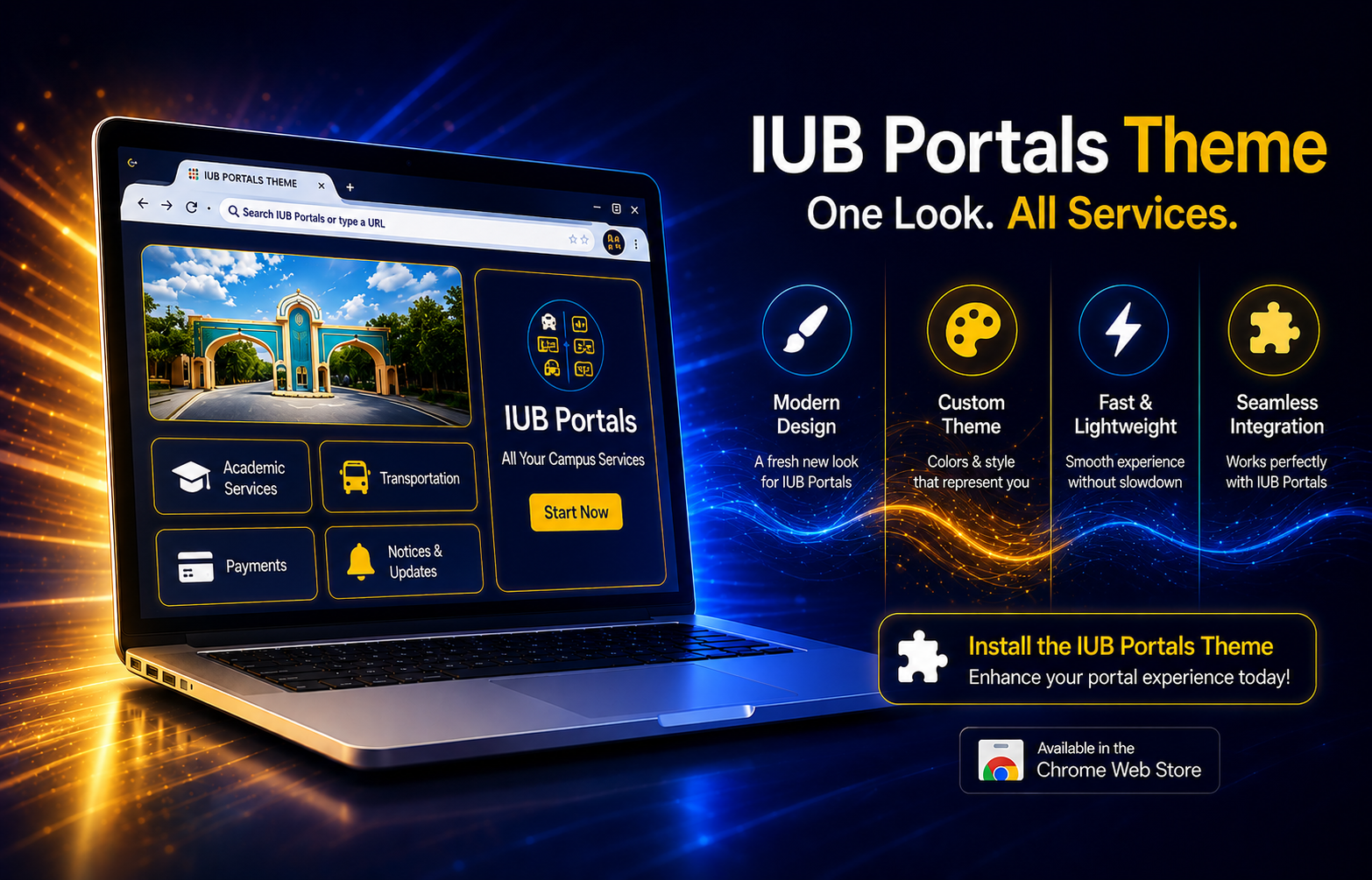 IUB Portal Chrome Theme